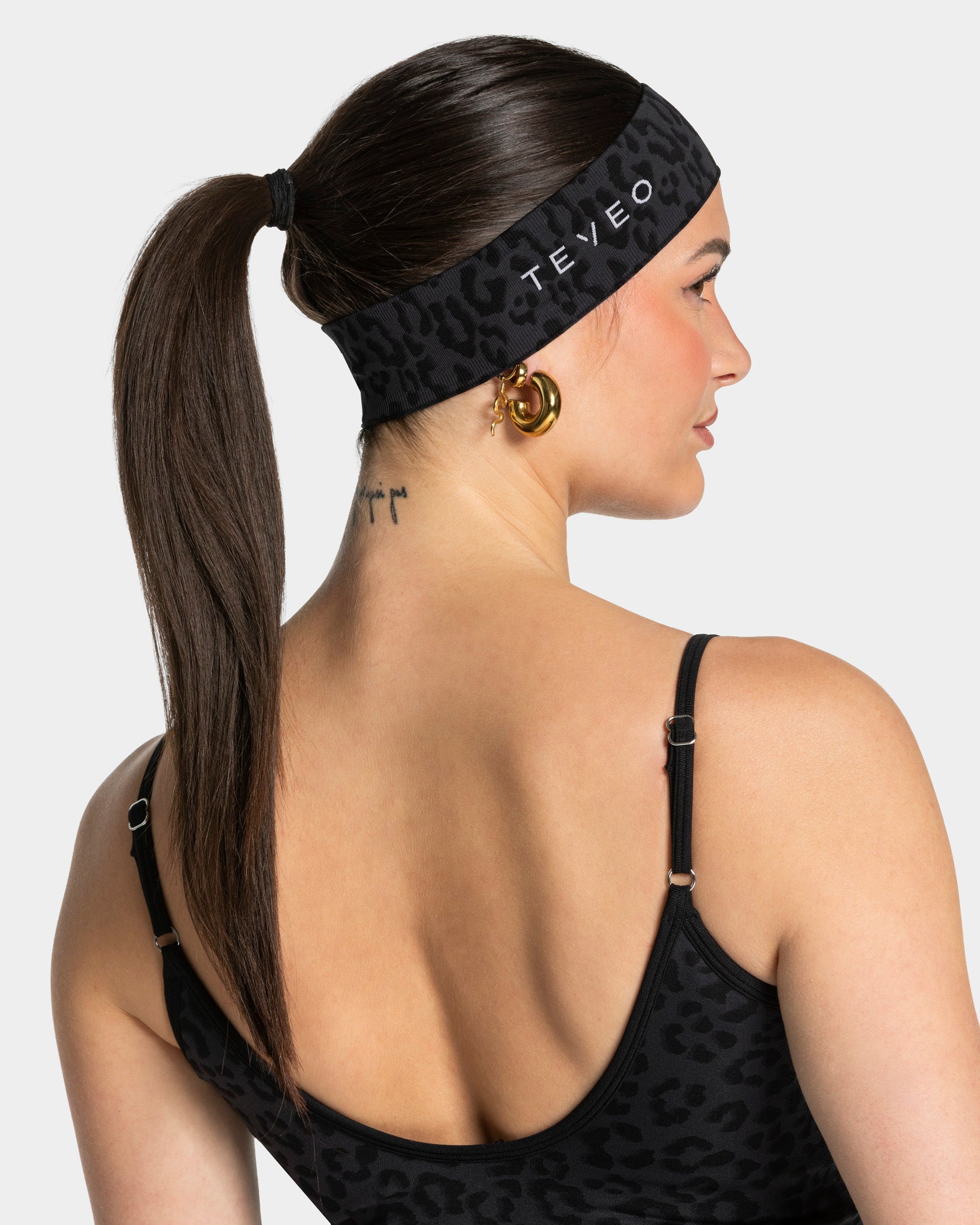 Bandeau Contrastline « léopard noir »