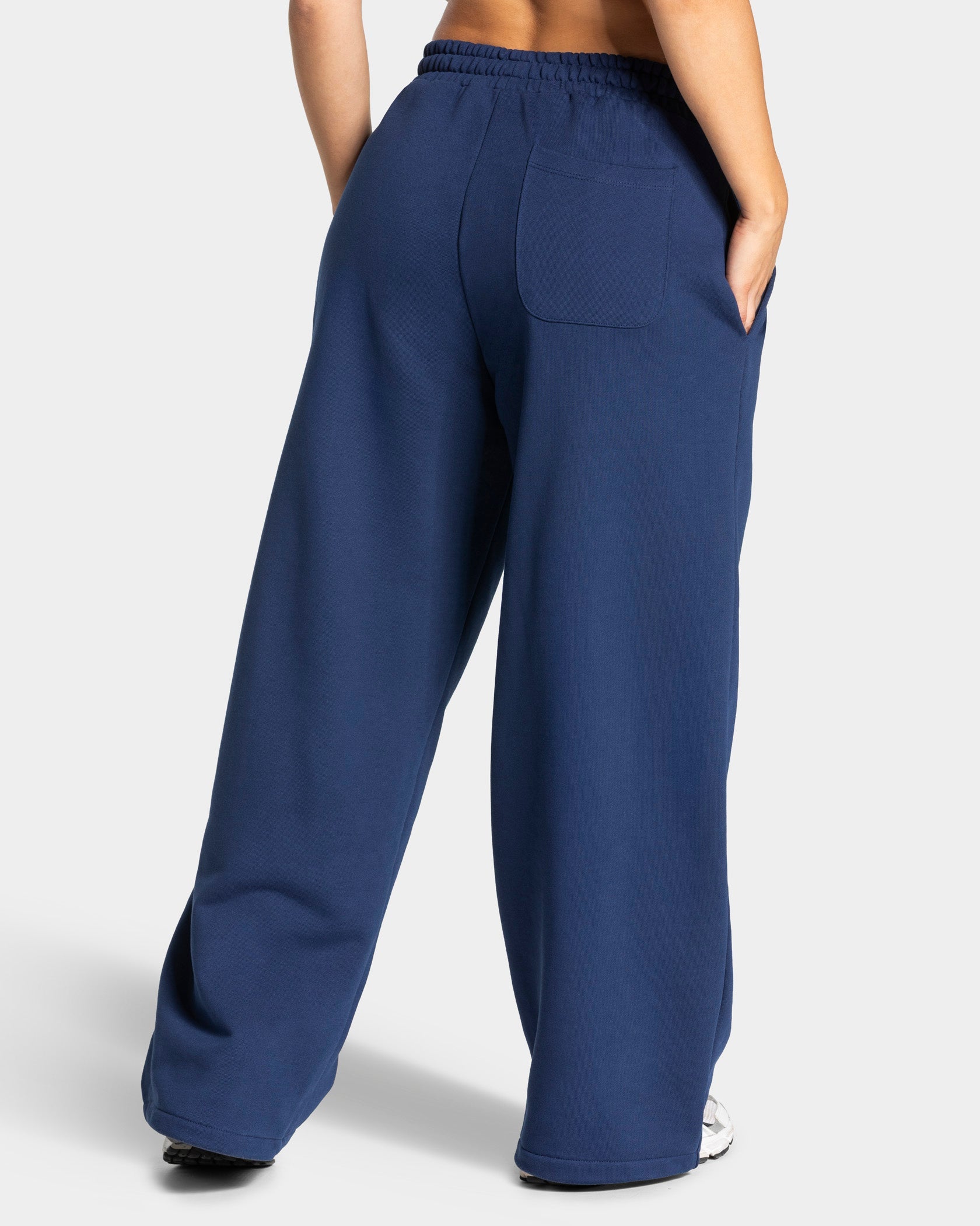 Pantalon de jogging Wide Leg Contrastline « Bleu foncé »