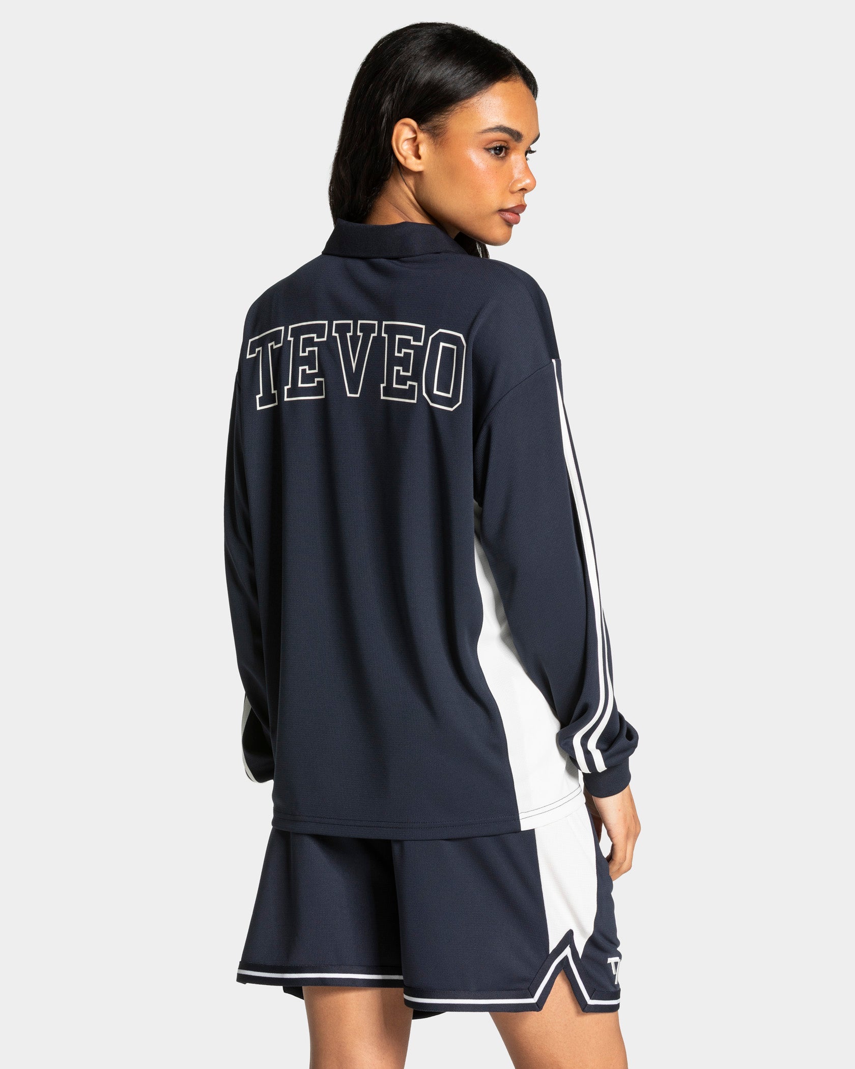 Polo à manches longues Football « Midnight »