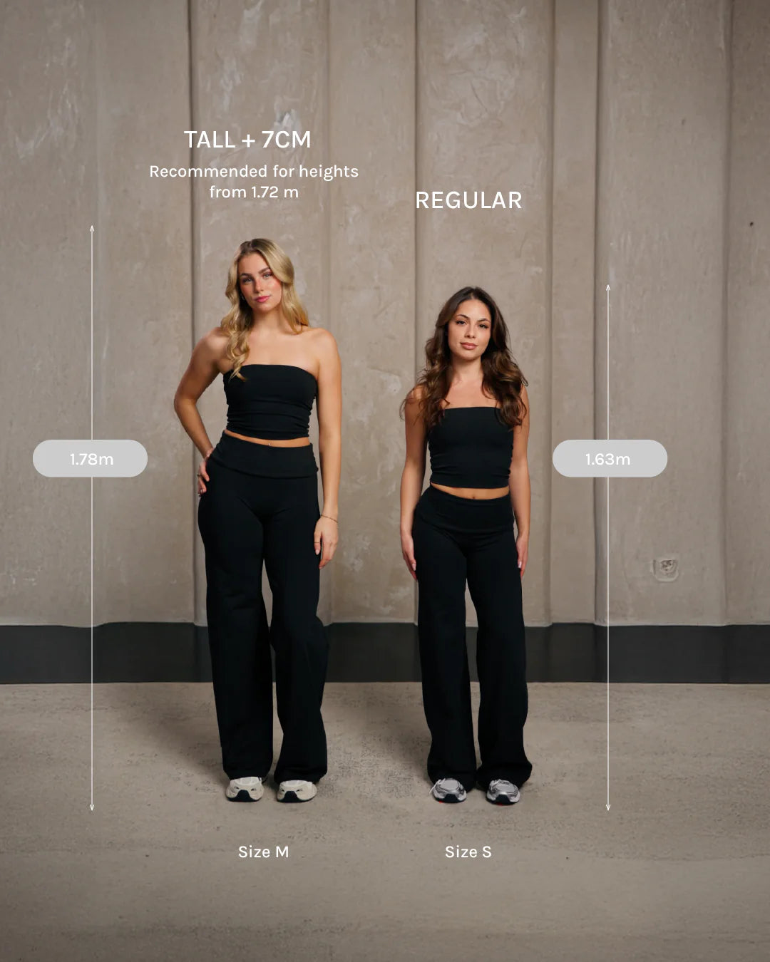 Pantalon à jambe droite Mellow Fold Over Regular « noir »